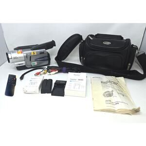 Sony CCD-TRV98 Hi8 Analog Camcorder 8MM Cassette Carry Case Remote Control Tape